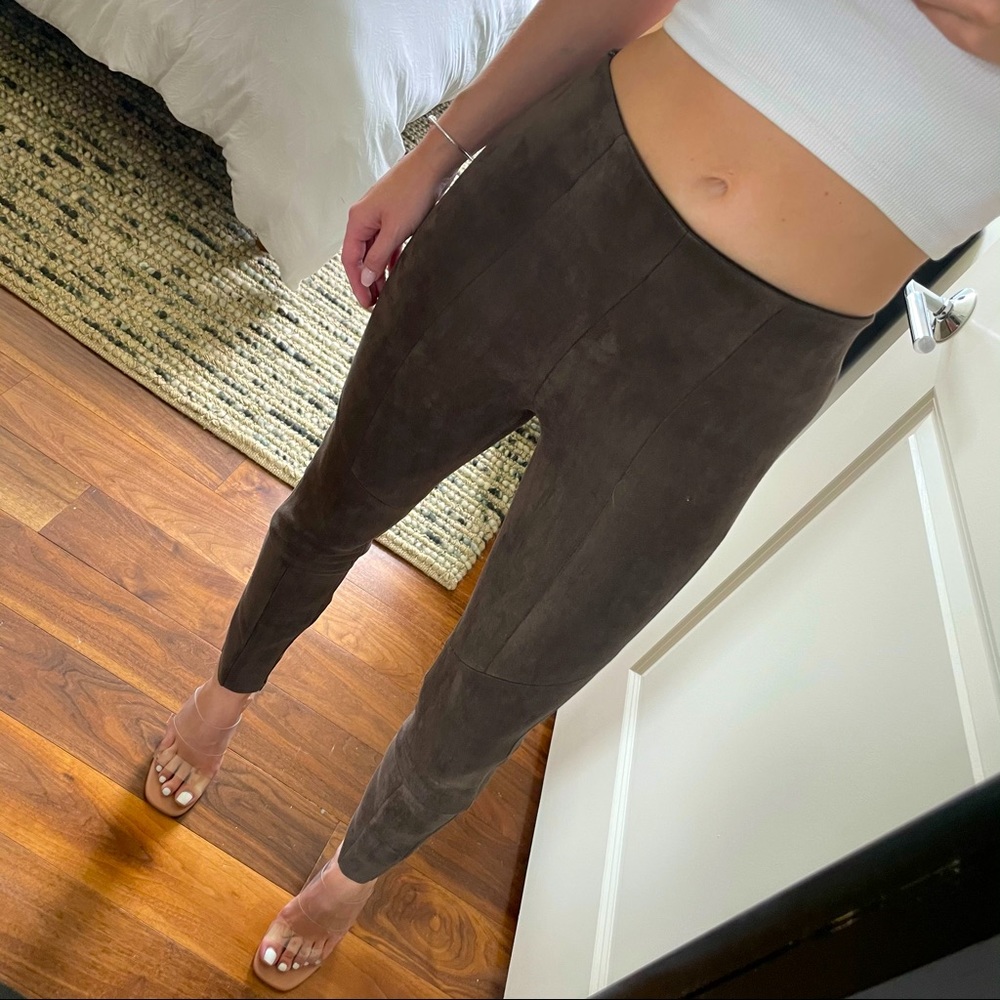 Zara Faux Suede Leggings